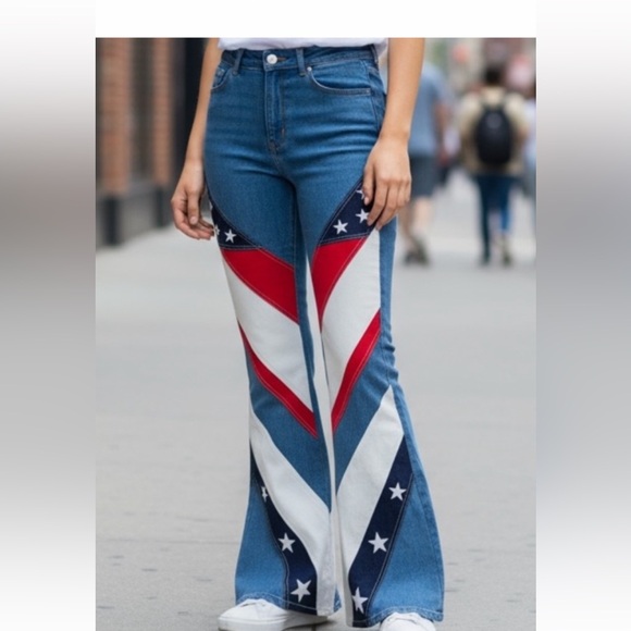 Jade by Jane Patriotic Jeans - Picture 2 of 9